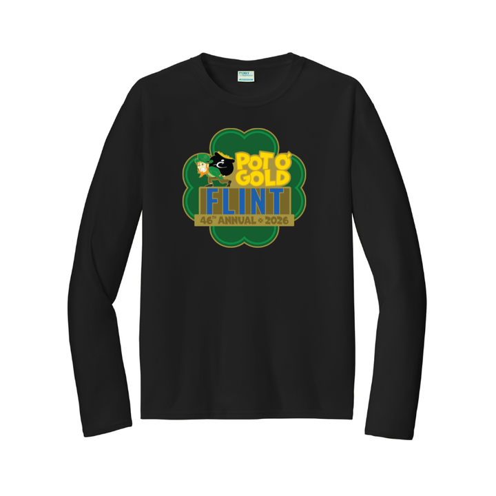 Crim Pot O' Gold 2026 - Camiseta unisex de manga larga para adultos "Run In"