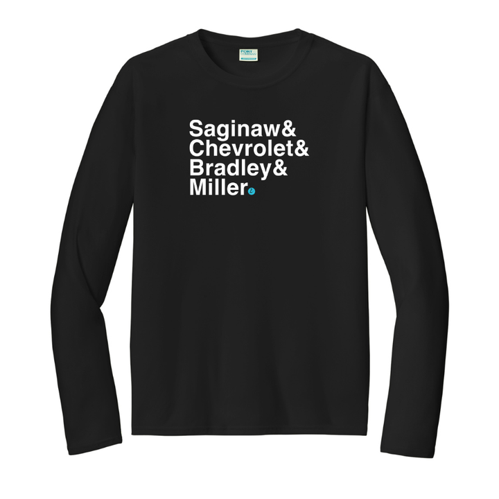 Crim Neighborhood Streets - Men's Performance Long Sleeve T-Shirt (PC380)