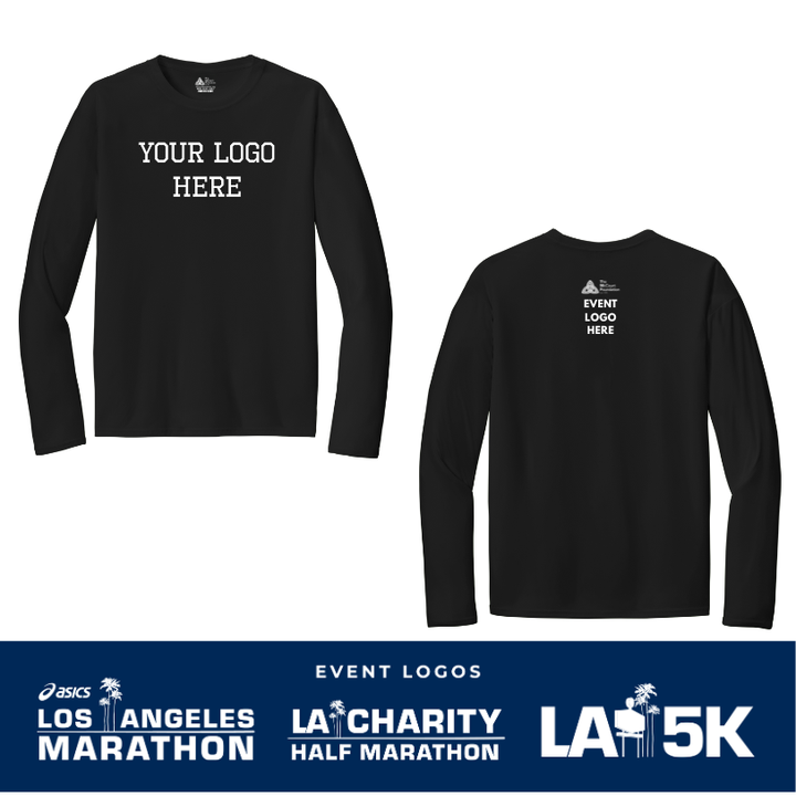 2026 ASICS Los Angeles Marathon Nonprofits - Adult Unisex Long Sleeve Performance Tee