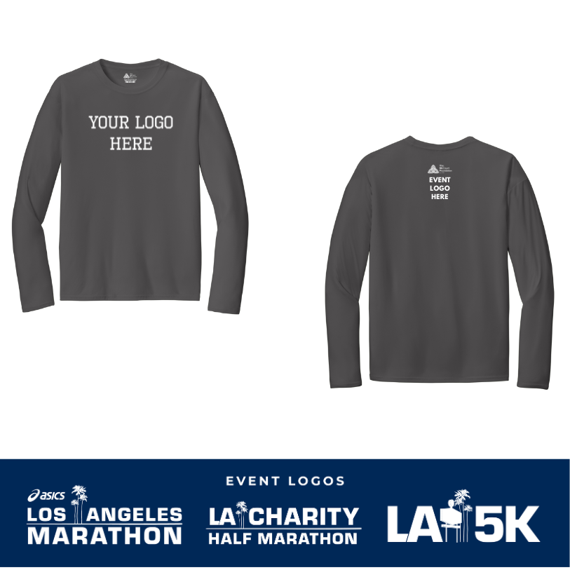 2026 ASICS Los Angeles Marathon Nonprofits - Adult Unisex Long Sleeve Performance Tee