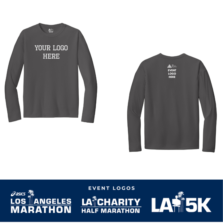 2026 ASICS Los Angeles Marathon Nonprofits - Adult Unisex Long Sleeve Performance Tee