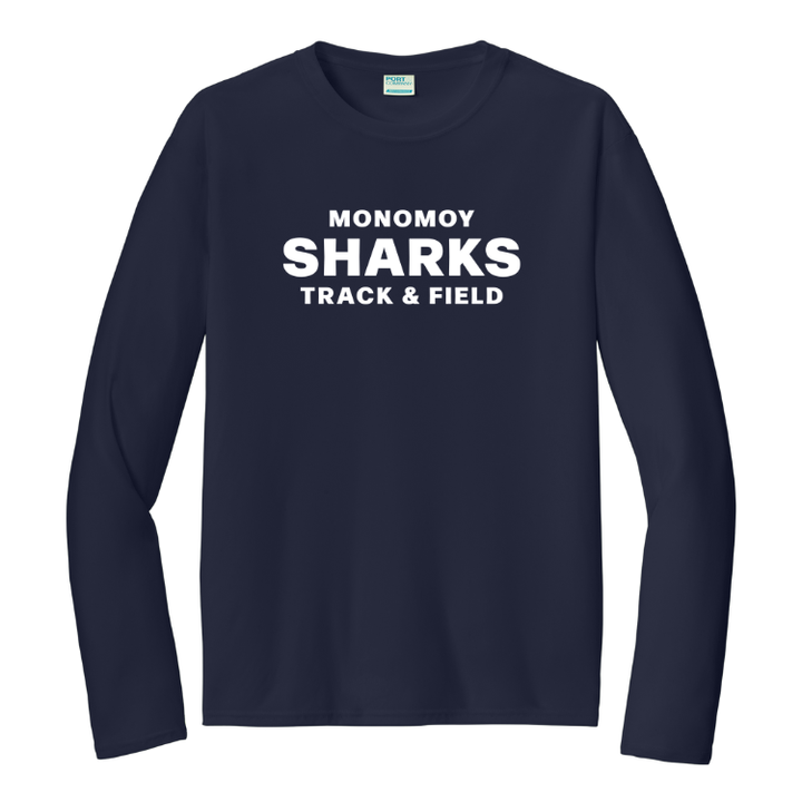Camiseta deportiva de manga larga Monomoy Track and Field para hombre (PC380LS)