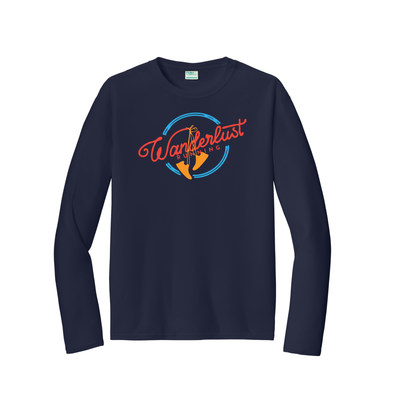 Wanderlust Running - Men's Long Sleeve Performance T-Shirt (PC380LS)