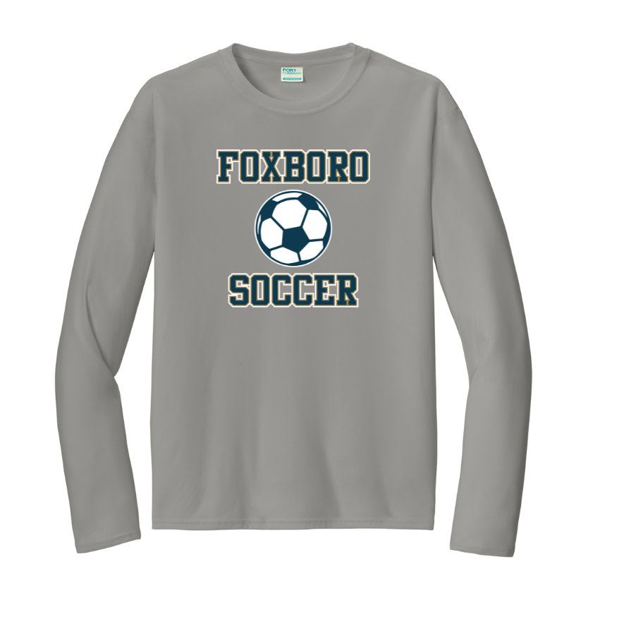 Camiseta de manga larga de alto rendimiento para adultos de Foxboro Youth Soccer (PC380LS)