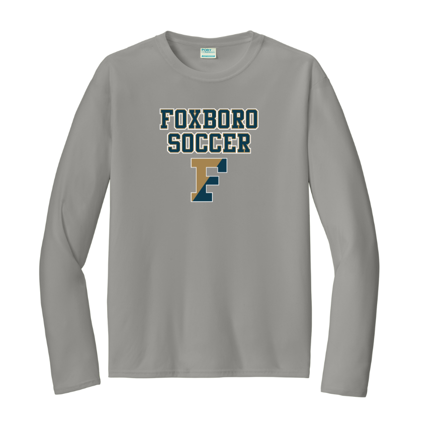 Camiseta de manga larga de alto rendimiento para adultos de Foxboro Youth Soccer (PC380LS)