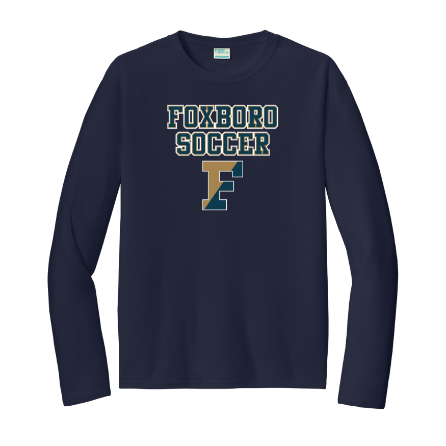 Camiseta de manga larga de alto rendimiento para adultos de Foxboro Youth Soccer (PC380LS)