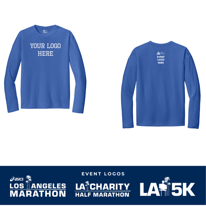 2026 ASICS Los Angeles Marathon Nonprofits - Adult Unisex Long Sleeve Performance Tee