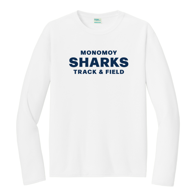 Camiseta deportiva de manga larga Monomoy Track and Field para hombre (PC380LS)