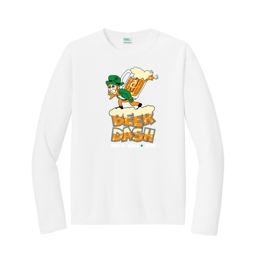 Crim Pot O' Gold 2026 - Camiseta unisex de manga larga para adultos "Run In"