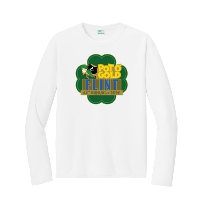Crim Pot O' Gold 2026 - Camiseta unisex de manga larga para adultos "Run In"