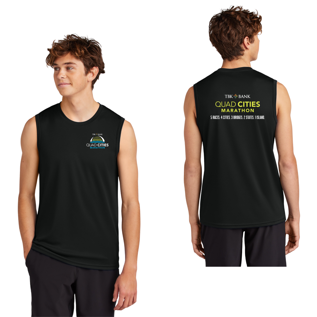 Quad Cities Marathon - "Run In" Men's Tank (PC380SL)
