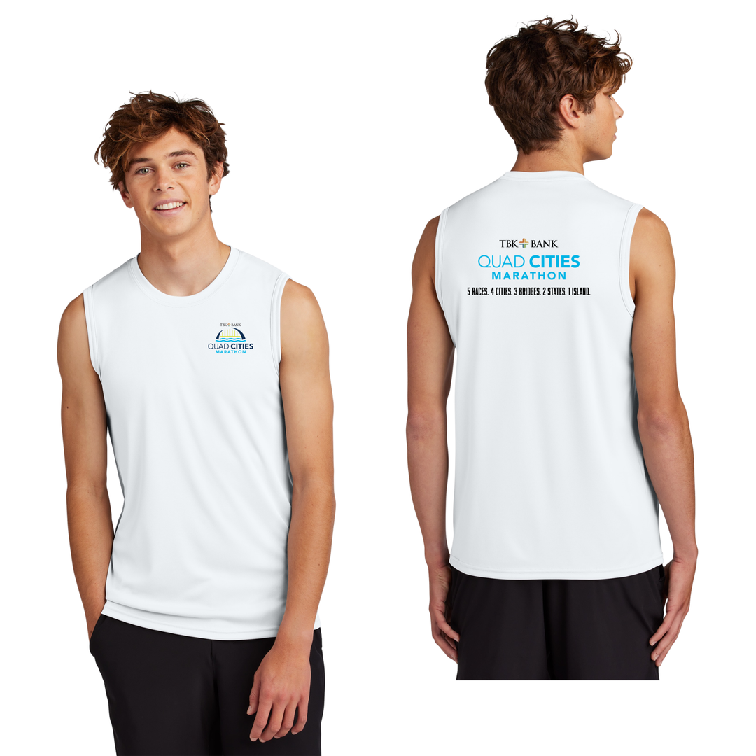 Quad Cities Marathon - "Run In" Men's Tank (PC380SL)