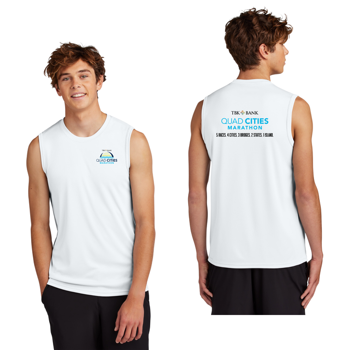 Quad Cities Marathon - "Run In" Men's Tank (PC380SL)