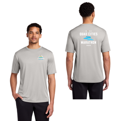 Quad Cities Marathon - "Run In" Adult Unisex Tee (PC380)