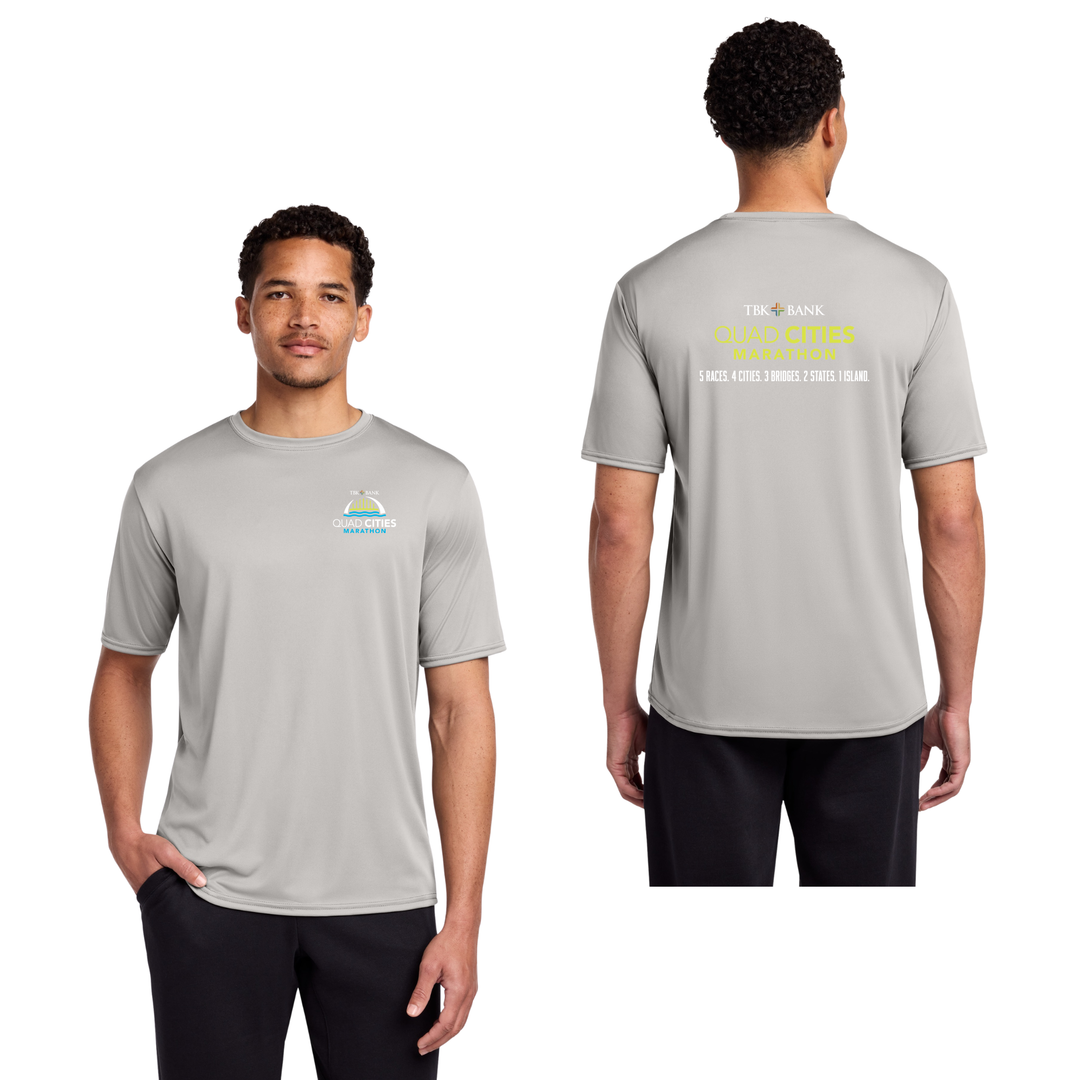 Quad Cities Marathon - "Run In" Adult Unisex Tee (PC380)
