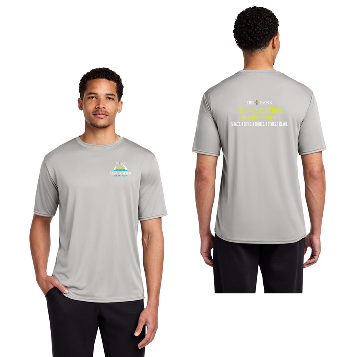 Quad Cities Marathon - "Run In" Adult Unisex Tee (PC380)