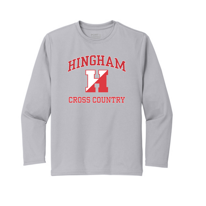 Hingham Youth XC & TF -  YOUTH Long Sleeve Performance Tee (PC380YLS)