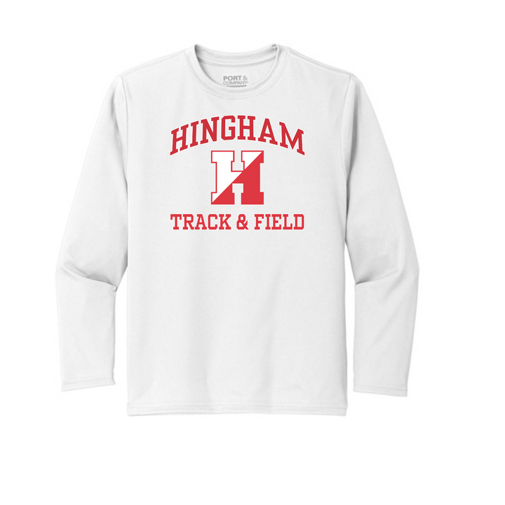 Hingham Youth XC & TF -  YOUTH Long Sleeve Performance Tee (PC380YLS)