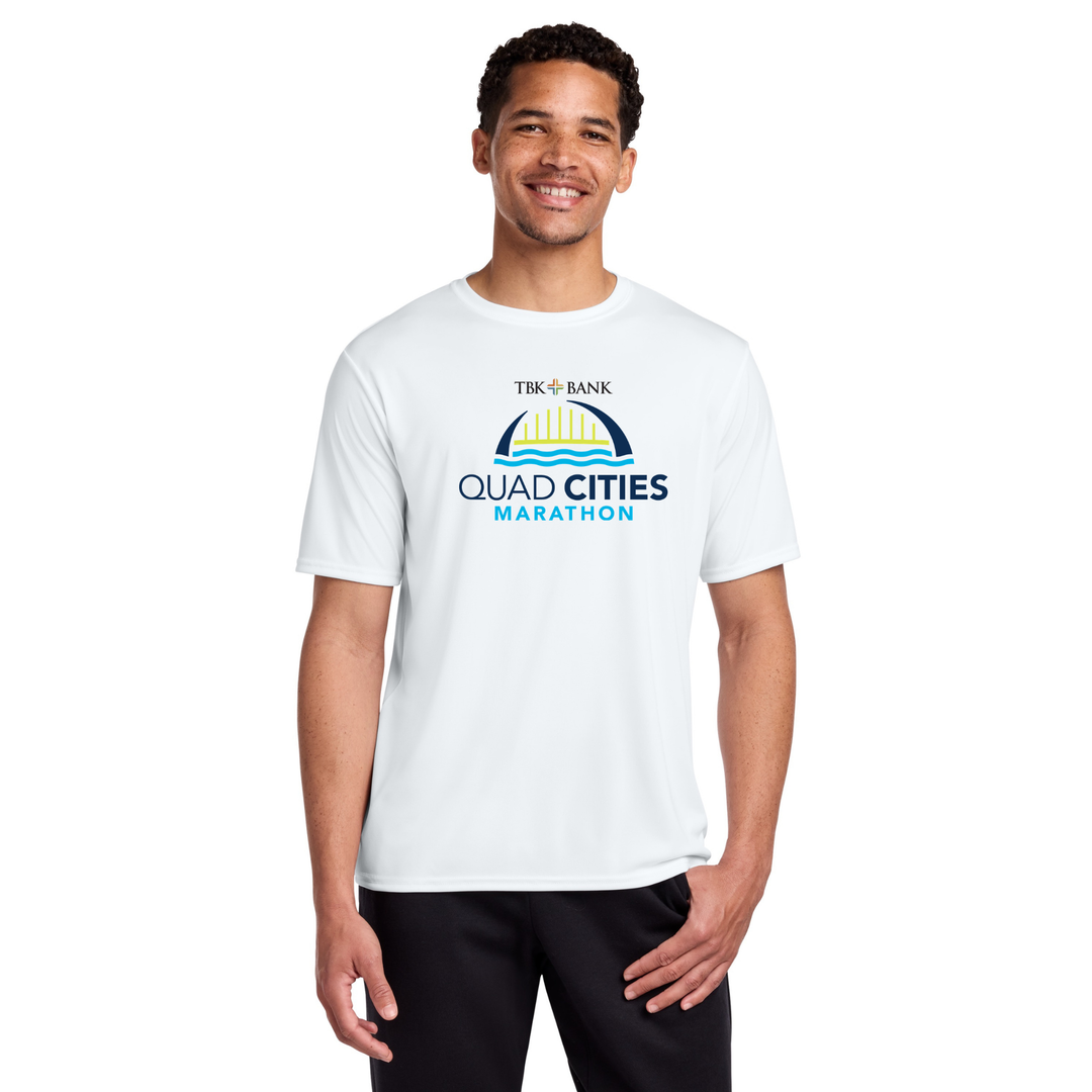 Quad Cities Marathon - "Run In" Adult Unisex Tee (PC380)