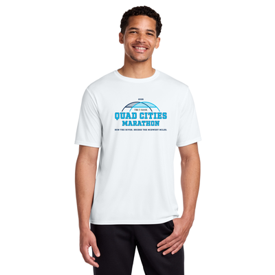 Maratón de Quad Cities - Camiseta unisex para adultos "Run In"