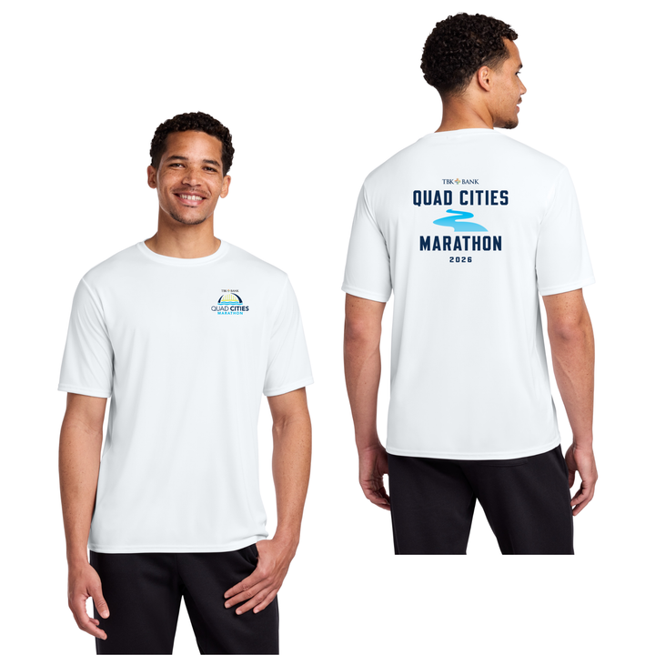 Quad Cities Marathon - "Run In" Adult Unisex Tee (PC380)