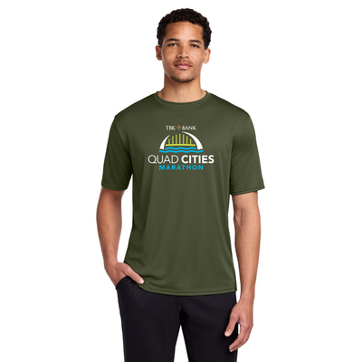 Quad Cities Marathon - "Run In" Adult Unisex Tee (PC380)