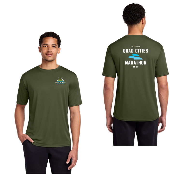 Quad Cities Marathon - "Run In" Adult Unisex Tee (PC380)