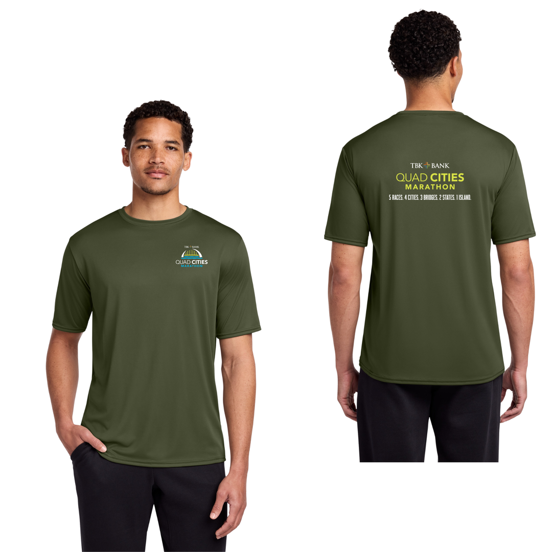 Quad Cities Marathon - "Run In" Adult Unisex Tee (PC380)