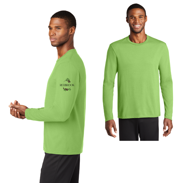 Redbrook Community- Mens Long Sleeve Performance Blend Tee (PC381LS)