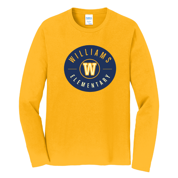 Williams Elementary School - Adult Long Sleeve Tee (PC450LS)