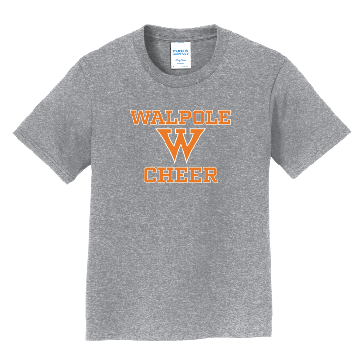 Camiseta unisex favorita de los aficionados juveniles de Walpole Youth Cheer (PC450Y)