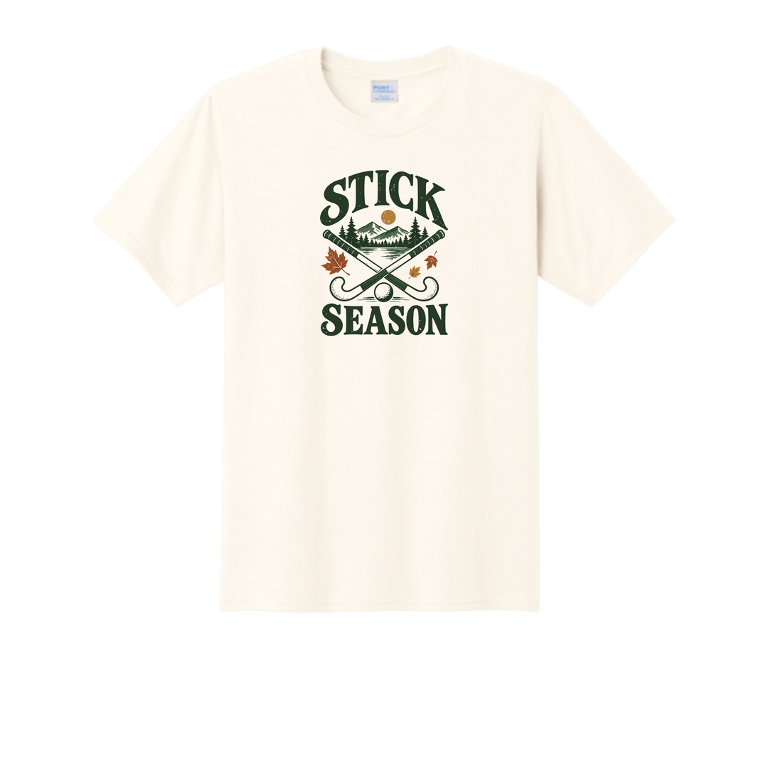 Warrior Field Hockey- "Stick Season" Adult Easy Cotton Tee (PC43)