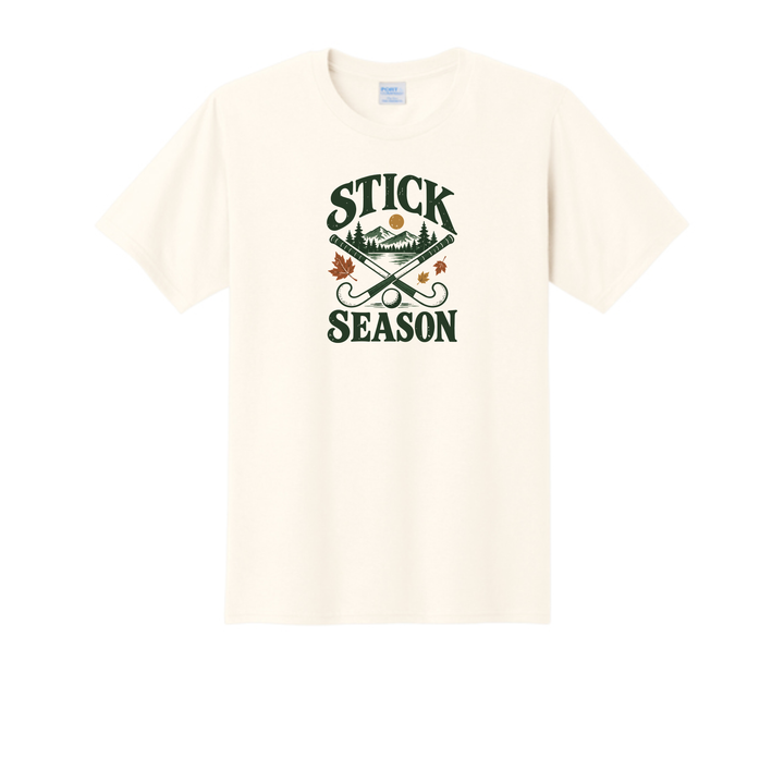 Warrior Field Hockey- "Stick Season" Adult Easy Cotton Tee (PC43)