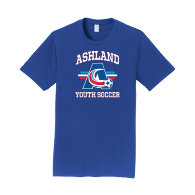 Camiseta de algodón básica para adultos de Ashland Youth Soccer (PC450)