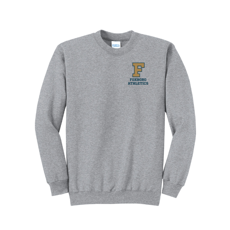 Foxboro High School - Unisex Core Fleece Crewneck Sweatshirt (PC78)