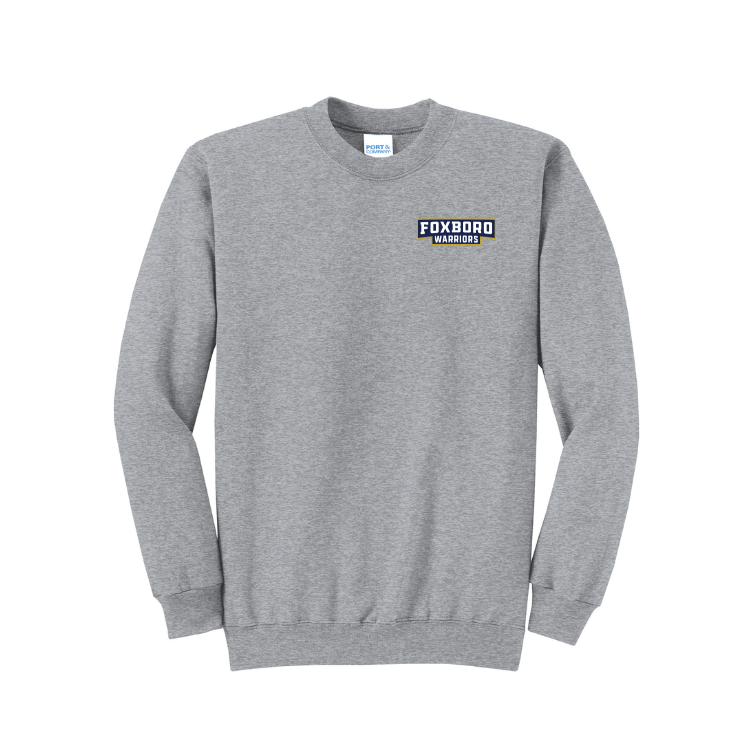 Foxboro High School - Unisex Core Fleece Crewneck Sweatshirt (PC78)