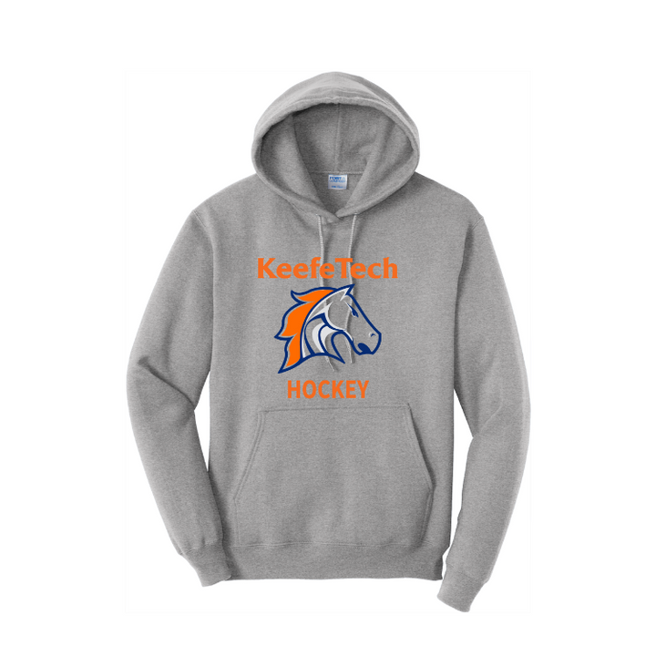 Keefe Tech Hockey - Port & Company® Core Fleece Pullover Hooded Sweatshirt (PC78H)