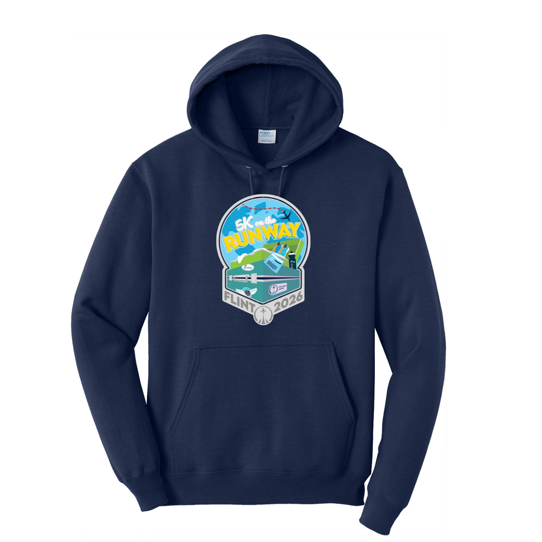 Crim - 5K on the RUNway - Adult Unisex Fleece Hooded Sweatshirt (PC78H)
