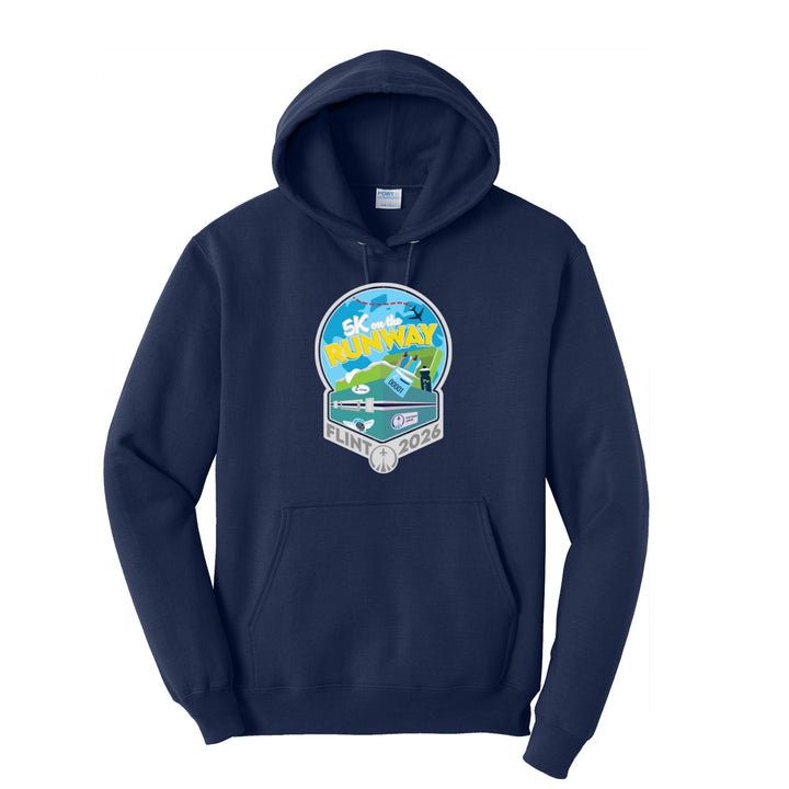 Crim - 5K on the RUNway - Adult Unisex Fleece Hooded Sweatshirt (PC78H)