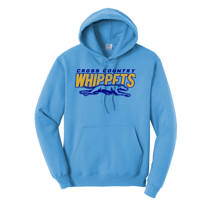 Downingtown West XC and T&F - Unisex Fleece Pullover Hooded Sweatshirt (PC78H)