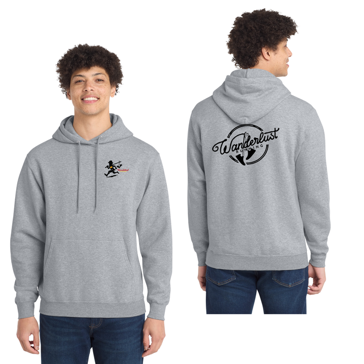 Wanderlust Running - Unisex Fleece Pullover Hooded Sweatshirt (PC78H)