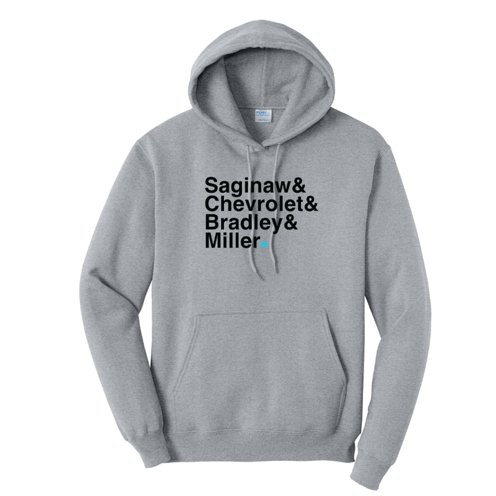 Crim Neighborhood Streets - "Live In" Unisex Fleece Pullover Hooded Sweatshirt