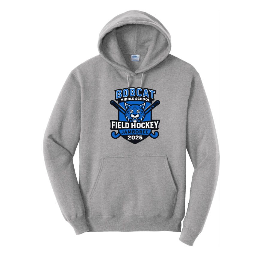 Bobcat Field Hockey - ADULT Fleece Pullover Hooded Sweatshirt (PC78H)