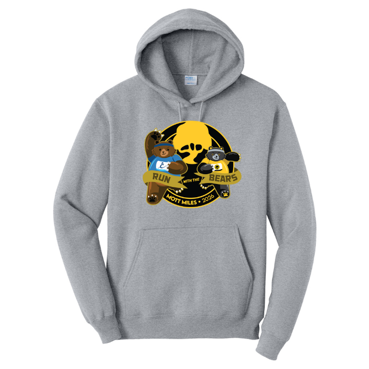 Crim Mott Miles 2026 - "Live In" Unisex Fleece Pullover Hooded Sweatshirt