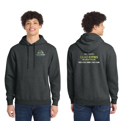 Quad Cities Marathon - Unisex Fleece Pullover Hooded Sweatshirt (PC78H)