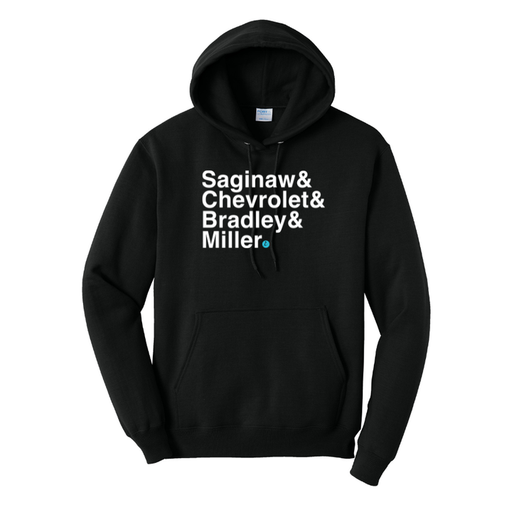 Crim Neighborhood Streets - "Live In" Unisex Fleece Pullover Hooded Sweatshirt