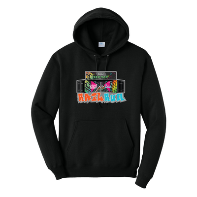 Sudadera unisex con capucha de polar "Live In" de Crim RailRun 5K 