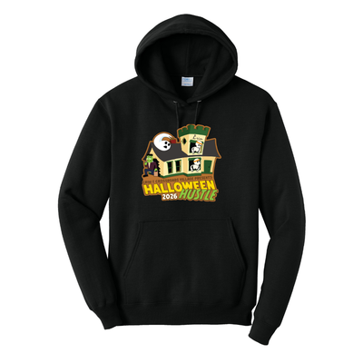 Sudadera con capucha de forro polar unisex para adultos "Crim Halloween Hustle 2026" (PC78H)