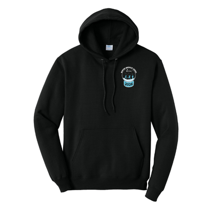 Crim Winter Warm Up - "Live In" Unisex Fleece Pullover Hooded Sweatshirt