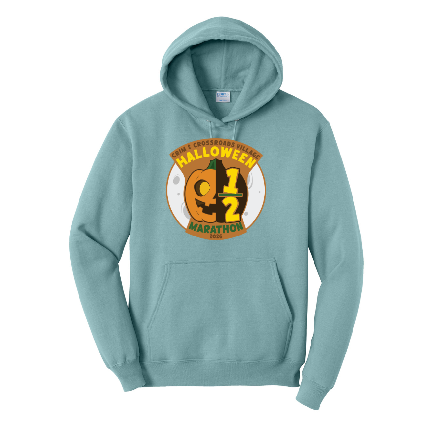 Media Maratón Crim Halloween Hustle 2026 - Sudadera unisex con capucha de polar para adultos (PC78H) (Copia)